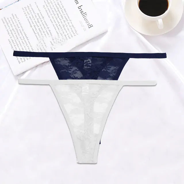 Lace G-String Panties 2PCS/Set