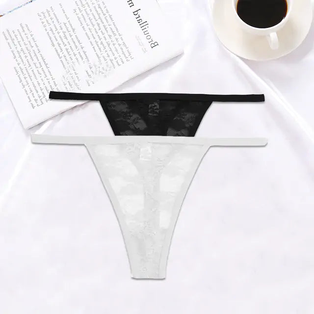 Lace G-String Panties 2PCS/Set